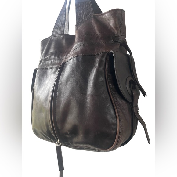 Francesco Biasia Black Leather Designer
Bag. Hobo Bag, Tote - Picture 6 of 16